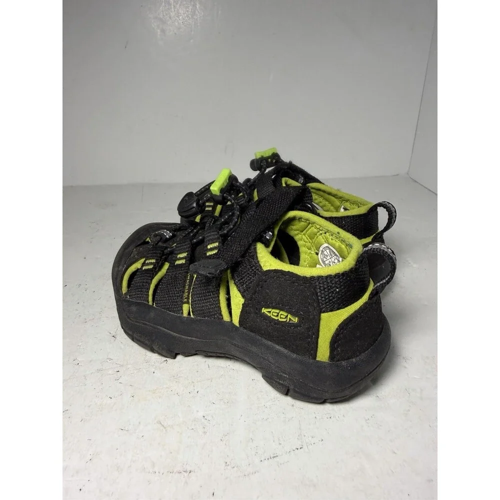 Keen Newport H2 Sandals Toddler Size 9 Black Green Youth Boys Kids Utility Hikin